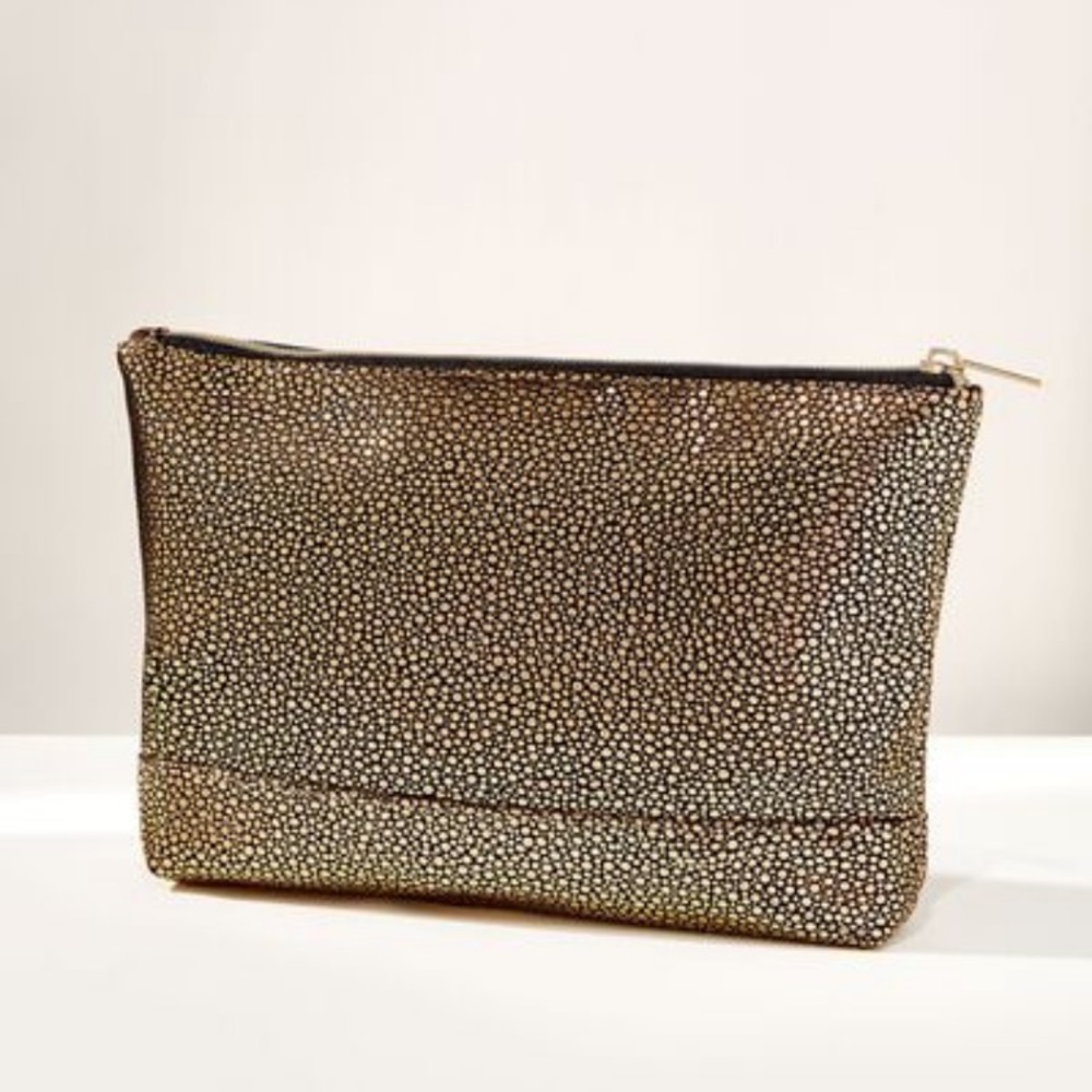 NWT tarte gold-getter makeup bag